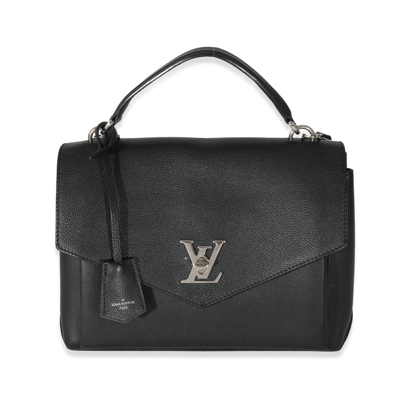Louis Vuitton Black Calfskin MyLockMe Satchel
