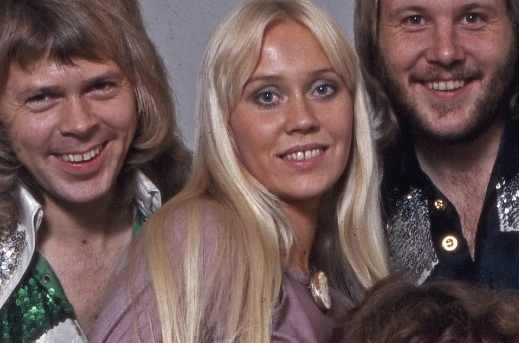 'Dancing Queen" stars ABBA smiling