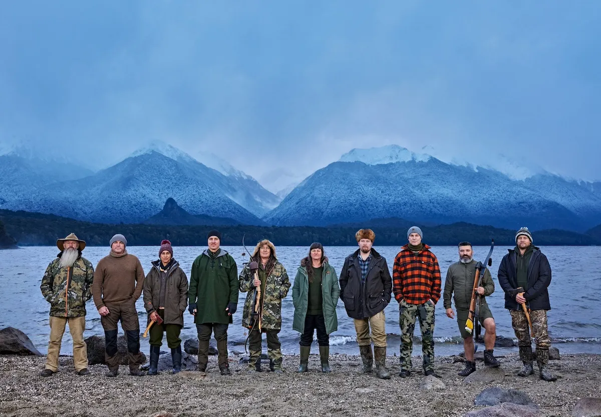 Cast of 'Alone Australia' Season 2 standing on a beach