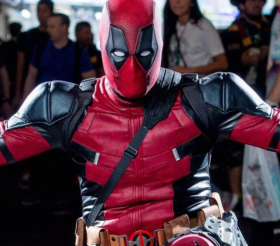 Someone dressed as Deadpool