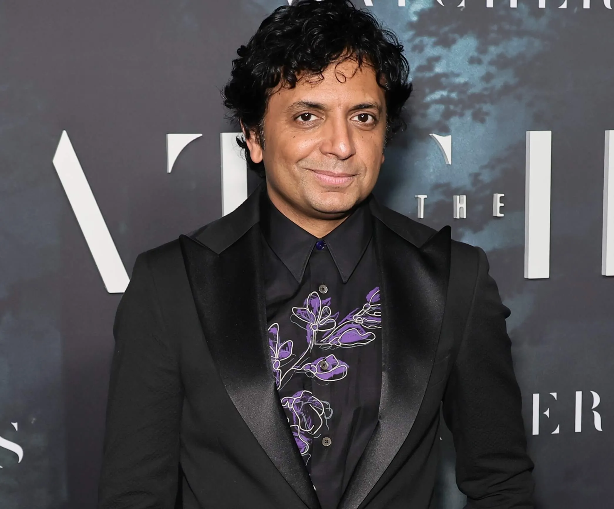 'Trap' director M. Night Shyamalan in a suit