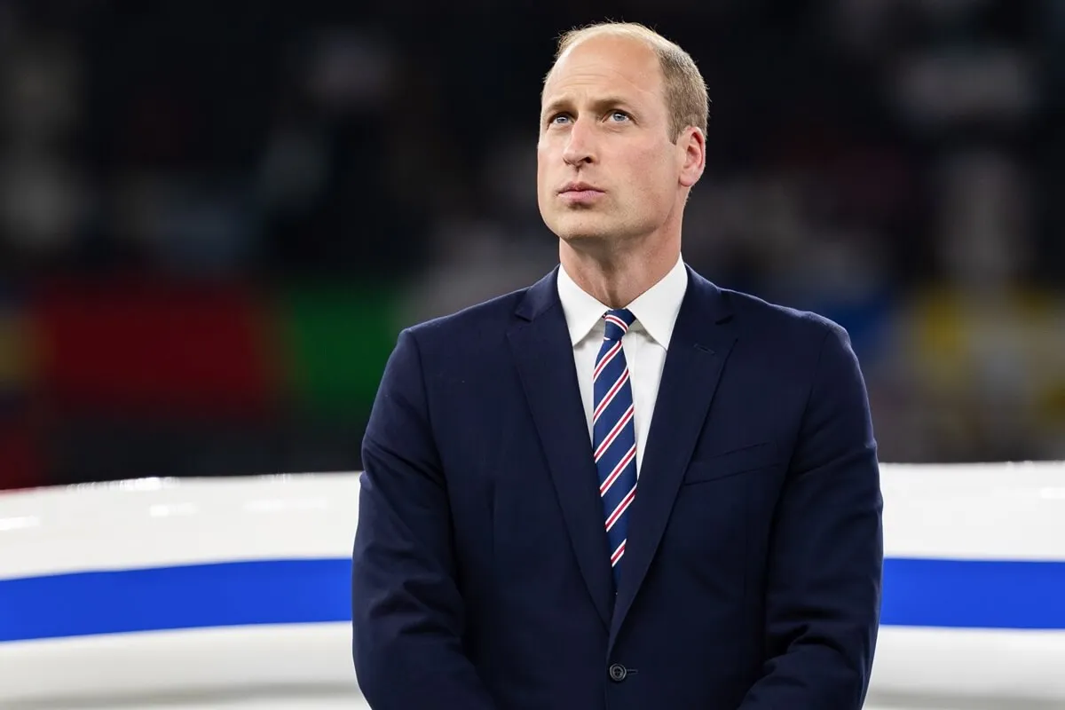 Prince William during the ceremony after the UEFA EURO 2024 final match between Spain and England