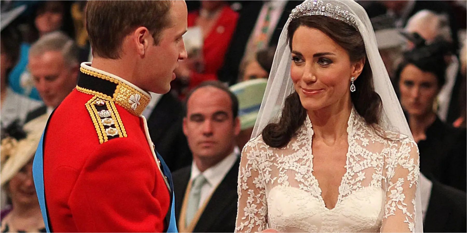 Prince William and Kate Middleton on their 2011 wedding day